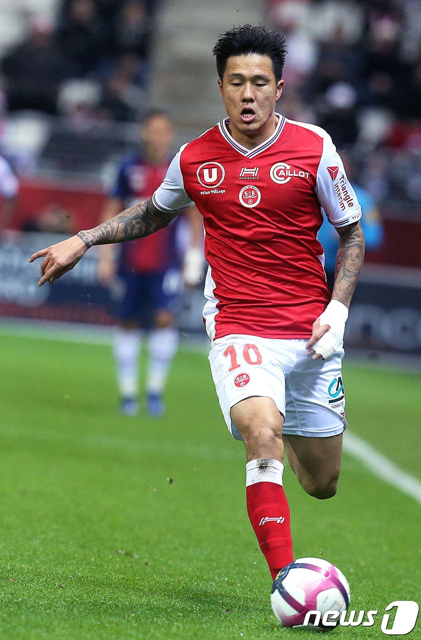 본문 이미지 - 프랑스 리그1 랭스의 석현준./뉴스1 DB ⓒ AFP=뉴스1