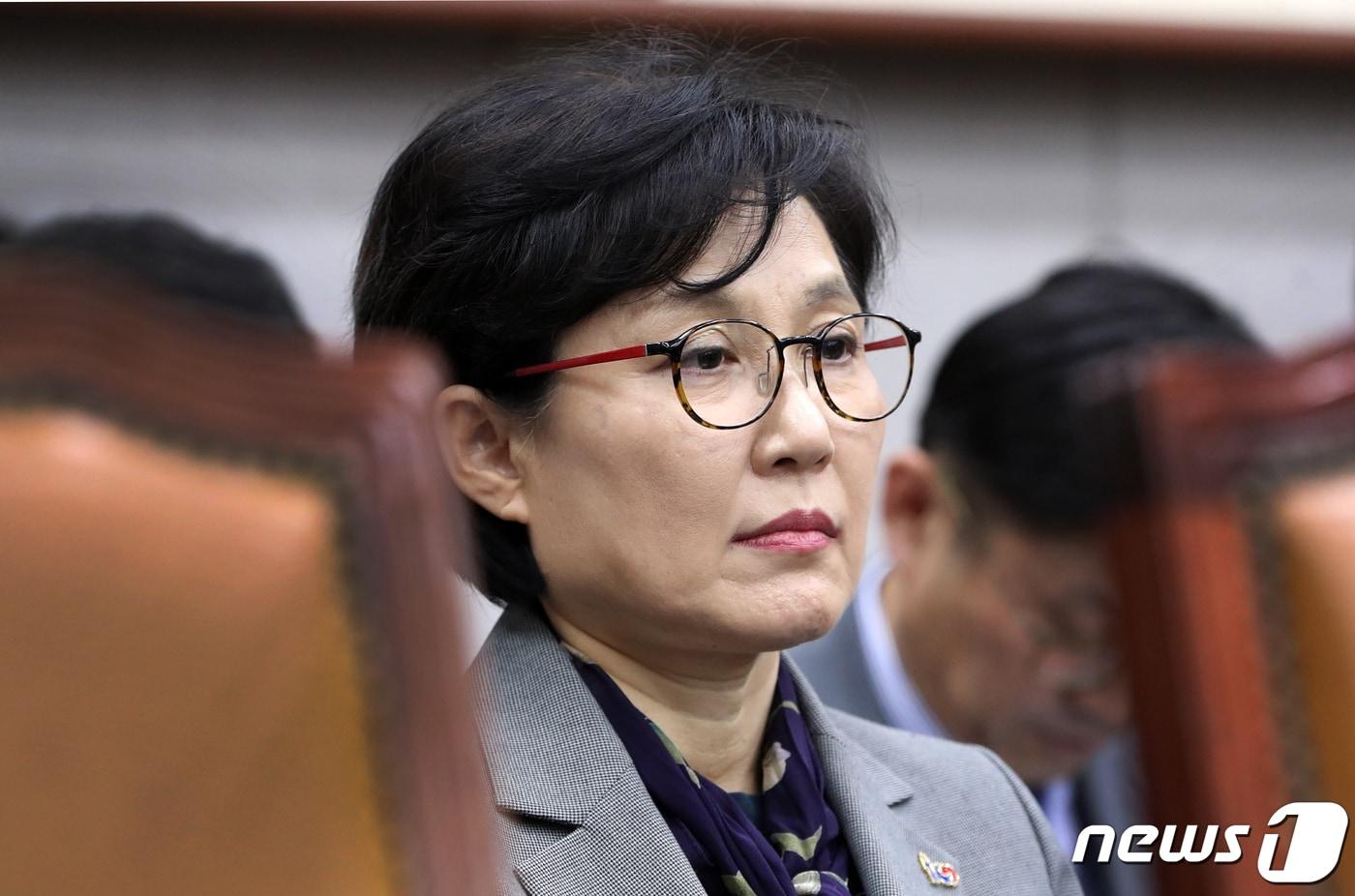 본문 이미지 - 조현옥 전 청와대 인사수석비서관. 2019.4..4/뉴스1 ⓒ News1 이종덕 기자