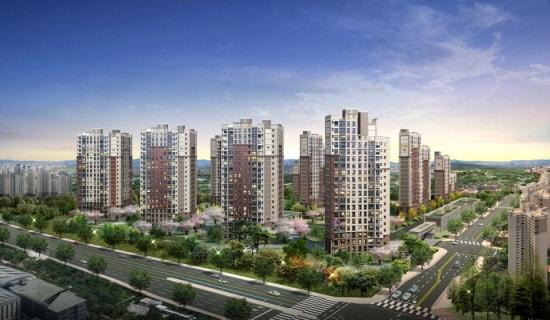 본문 이미지 - '고덕 파라곤 2차' 투시도(자료제공=동양건설산업)ⓒ 뉴스1