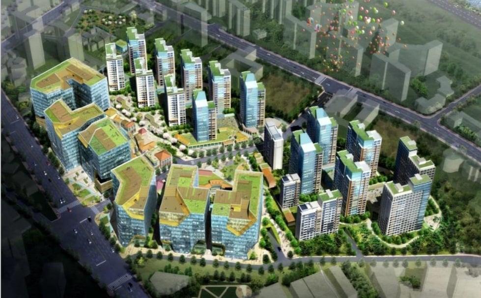 본문 이미지 - CJ제일제당이 소유한 강서구 가양동 공장부지 활용 계획도(자료제공=CJ건설)ⓒ 뉴스1