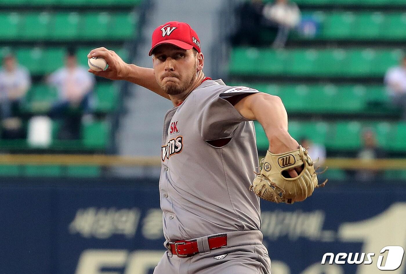 SK 와이번스 브록 다익손. ⓒ News1 구윤성 기자