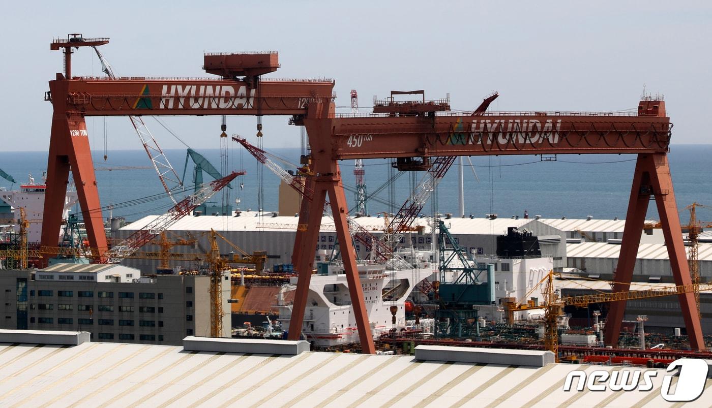 현대중공업 골리앗 크레인 ⓒ News1 DB 조민주 기자
