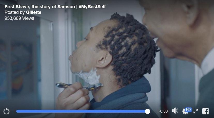 본문 이미지 - 성전환자인 아들의 첫 면도와 그의 아버지의 모습 동영상 광고ⓒ 질레트 
