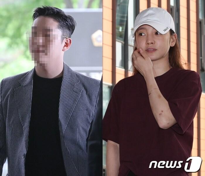 본문 이미지 - 최씨(왼쪽), 구하라 ⓒ 뉴스1 DB