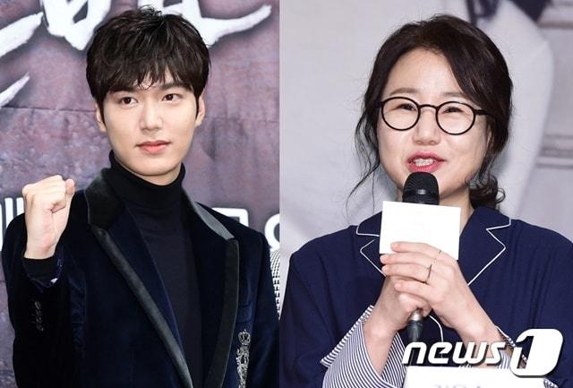 본문 이미지 - 이민호(왼쪽)와 김은숙 작가 ⓒ 뉴스1