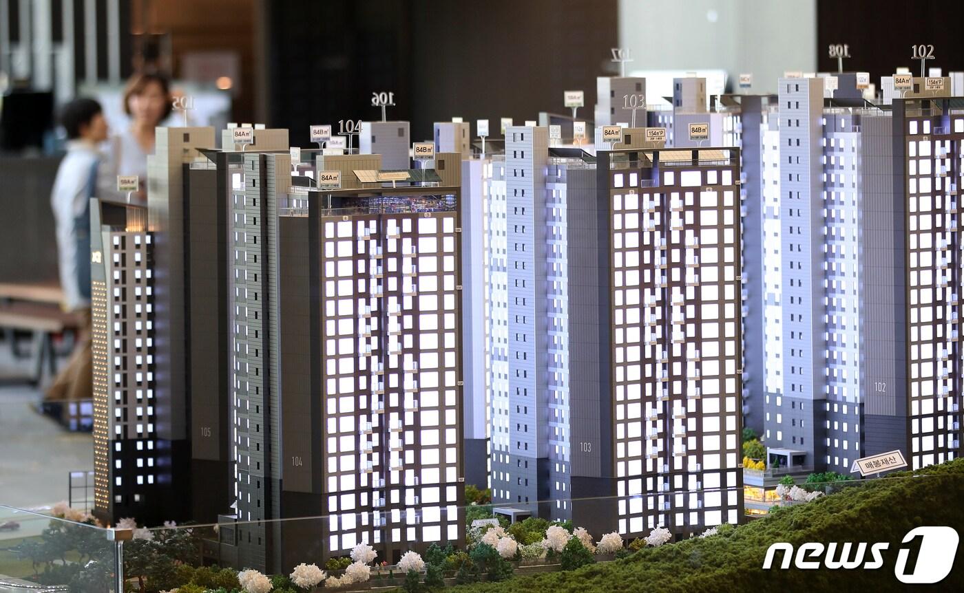 분양 아파트 견본주택(사진은 기사 내용과 무관함) /뉴스1 DB.