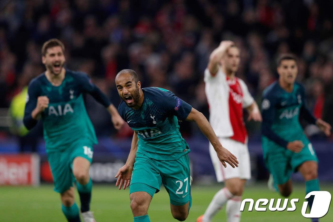 루카스 모우라가 해트트릭을 기록하며 토트넘을 챔피언스리그 결승으로 이끌었다. ⓒ AFP=뉴스1