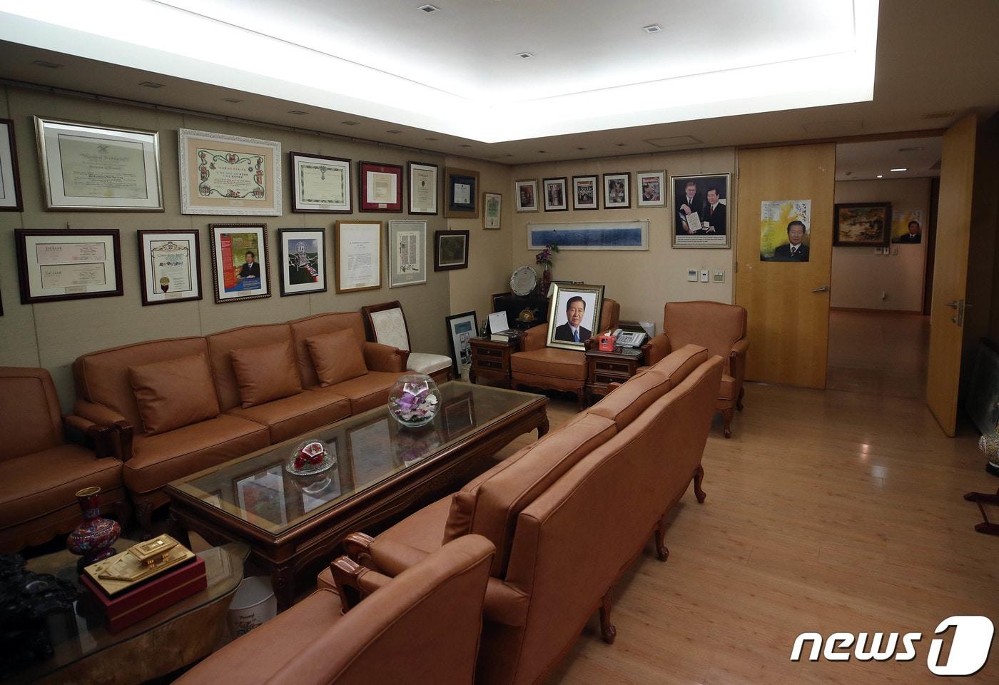 김대중 전 대통령의 서울 마포구 동교동 사저(침실)의 모습. 뉴스1 ⓒ News1 신웅수 기자