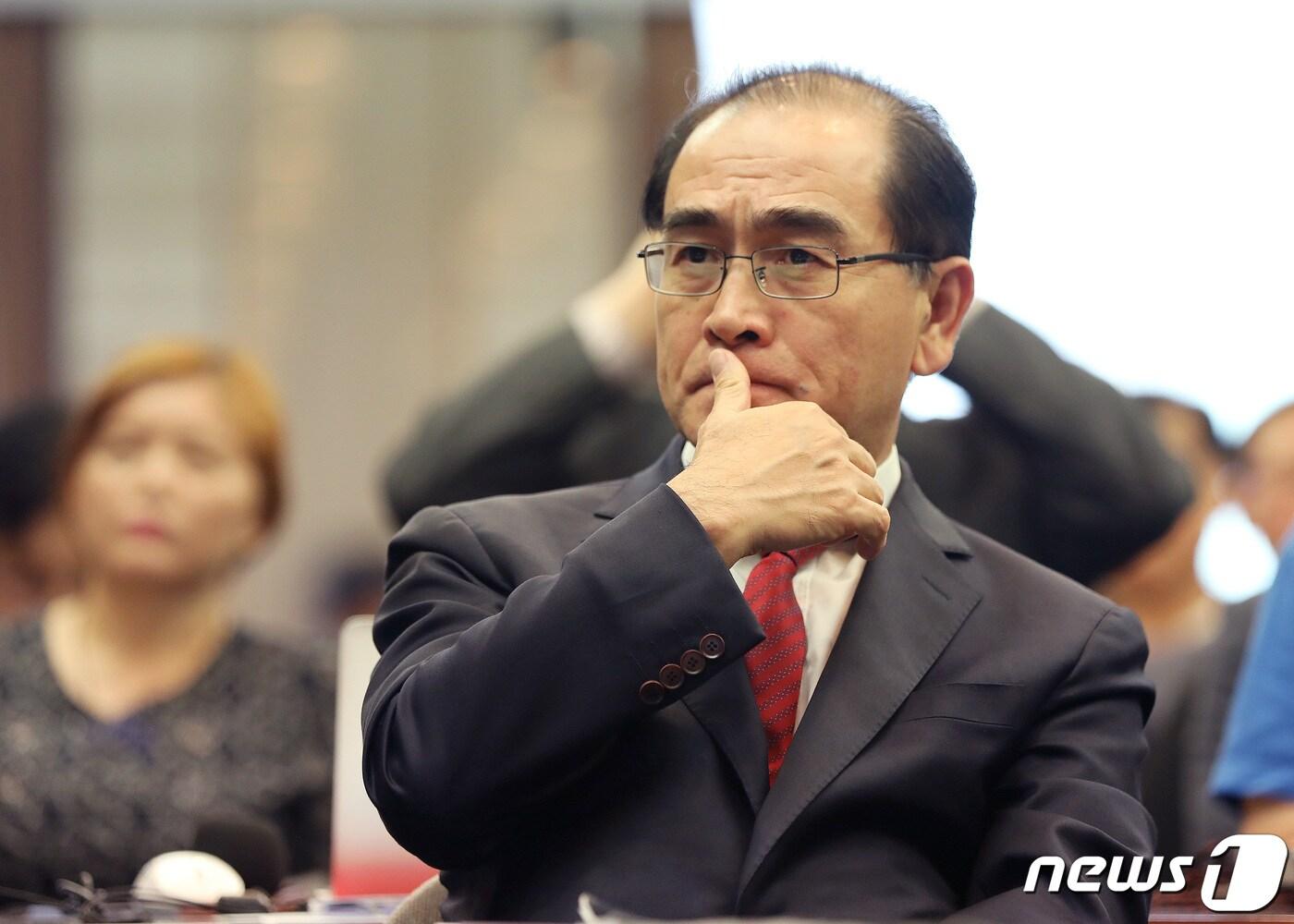 본문 이미지 - 태영호 전 영국 주재 북한 대사관 ⓒ News1 박세연 기자