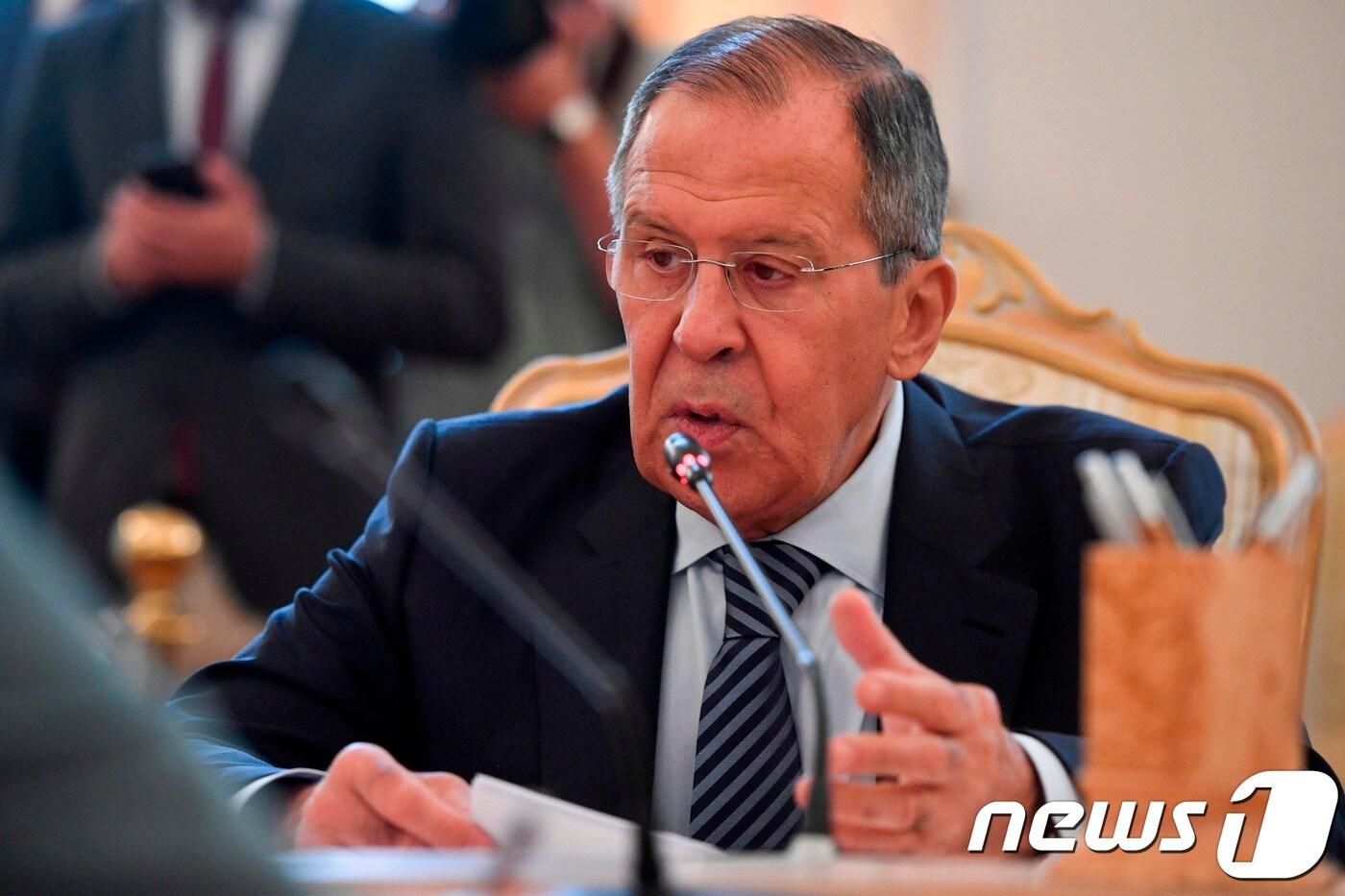세르게이 라브로프 러시아 외무장관. ⓒ AFP=뉴스1