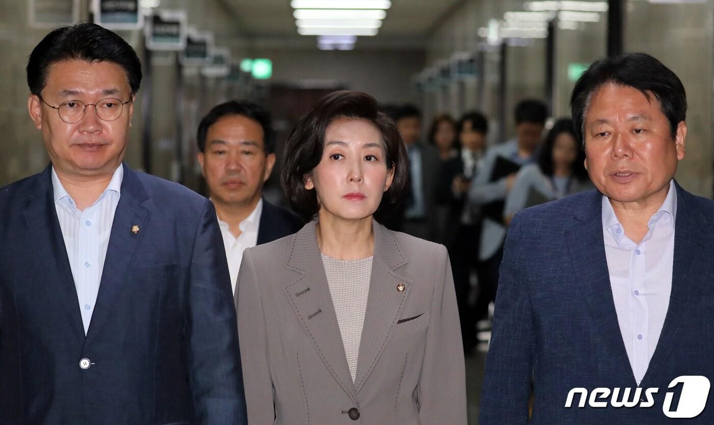 본문 이미지 - 나경원 자유한국당 원내대표. ⓒ News1 김명섭 기자