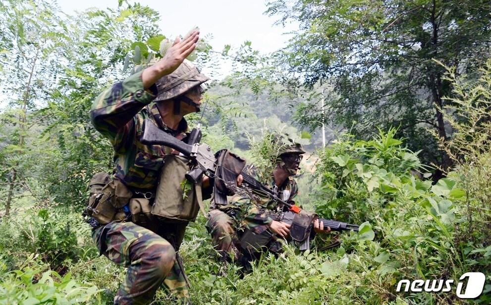 본문 이미지 - 지난해 ROTC후보생 하계입영훈련.(육군학생군사학교 제공)ⓒ 뉴스1