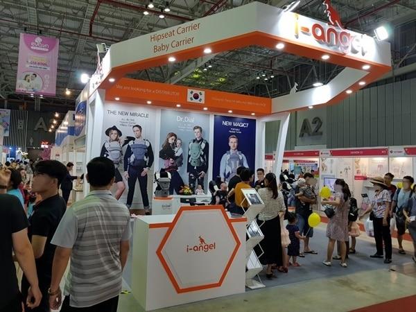 본문 이미지 - 아이엔젤 ‘베트남 국제베이비&키즈페어’ 참가 현장 ⓒ 뉴스1