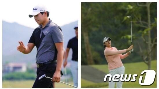 본문 이미지 - 중부대학교 송재일(왼쪽), 황민정(오른쪽) 선수 ⓒ 뉴스1