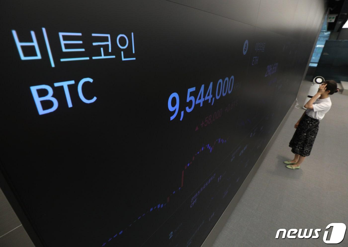 석달새 40% 급락한 비트코인…1000만원선 또 깨졌다 - 뉴스1