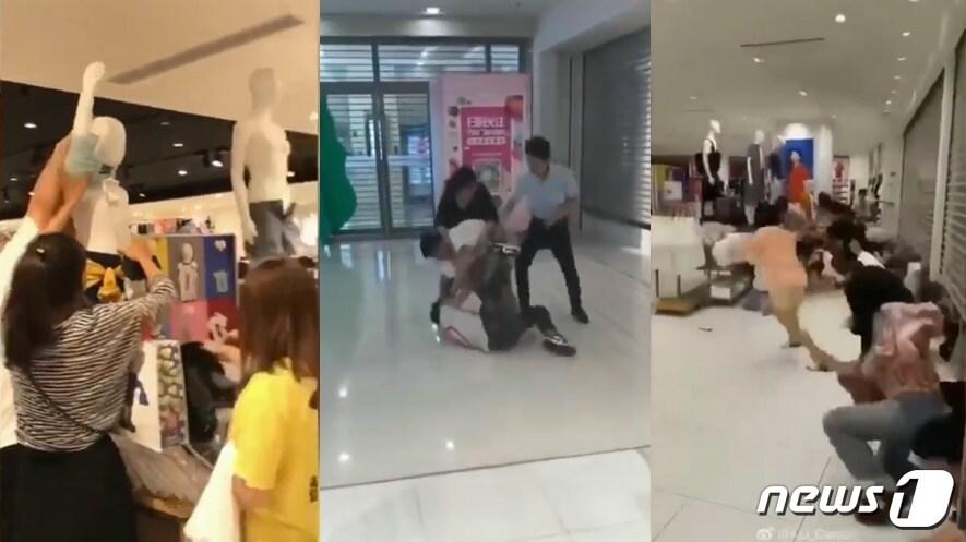 본문 이미지 - (출처=웨이보 영상 갈무리) ⓒ 뉴스1