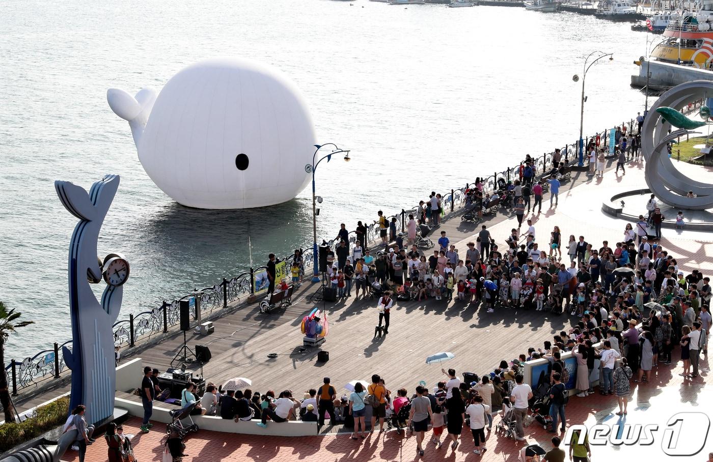 9일 울산 남구 장생포 고래문화마을 일원에서 2019 울산고래축제가 열리고 있다.(울산 남구 제공) 2019.6.9/뉴스1 ⓒ News1 조민주 기자