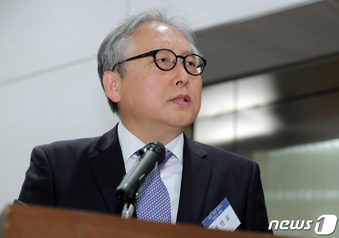 본문 이미지 - 정인교 신임 산업부 통상교섭본부장. 2019.7.10/뉴스1 ⓒ News1 이재명 기자