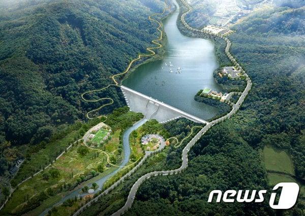 본문 이미지 - 원주천댐 조감도ⓒ 뉴스1