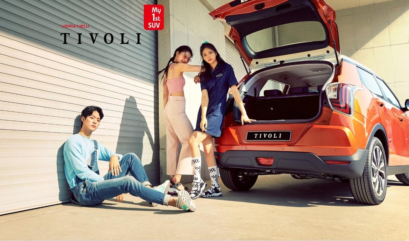 쌍용차 소형 스포츠유틸리티차량(SUV) 티볼리의 페이스리프트(부분변경) 모델인 '베리 뉴 티볼리'.  (쌍용차 제공) ⓒ 뉴스1