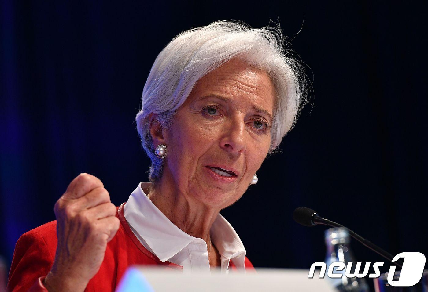 크리스틴 라가르드 유럽중앙은행(ECB) 총재. ⓒ AFP=뉴스1 ⓒ News1 우동명 기자
