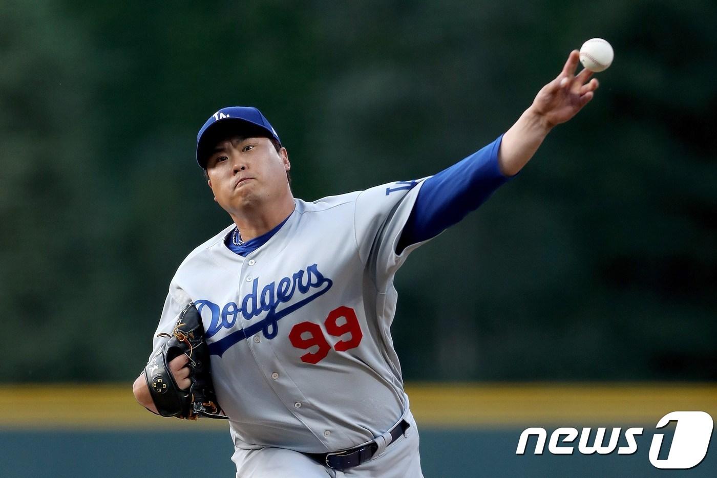본문 이미지 -  LA 다저스 류현진. ⓒ AFP=뉴스1