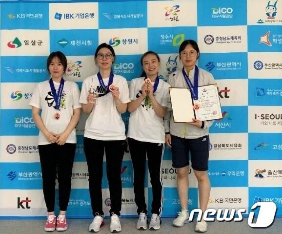 본문 이미지 - 왼쪽부터 김수연, 황성은, 김예지, 강민정 선수.(전북체육회 제공) /ⓒ 뉴스1