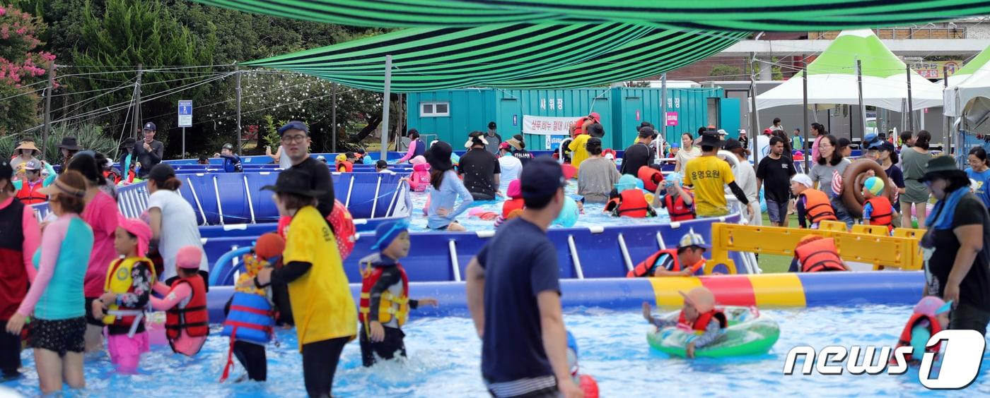 전주시가 올해에도 도심 속 물놀이장을 운영한다/뉴스1 DB