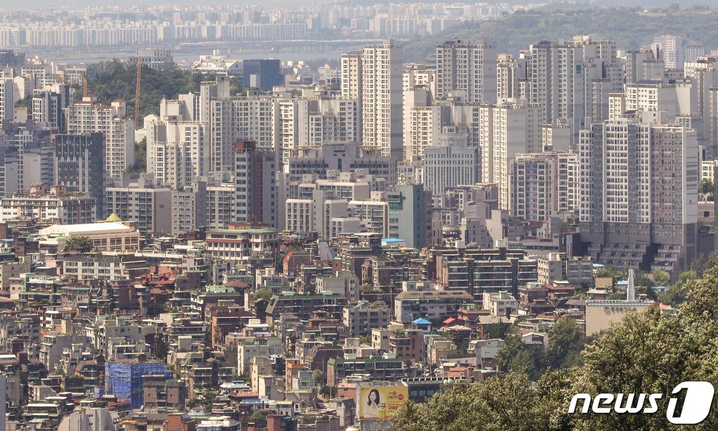 본문 이미지 - 서울 아파트 전경.(자료사진)ⓒ News1 성동훈 기자