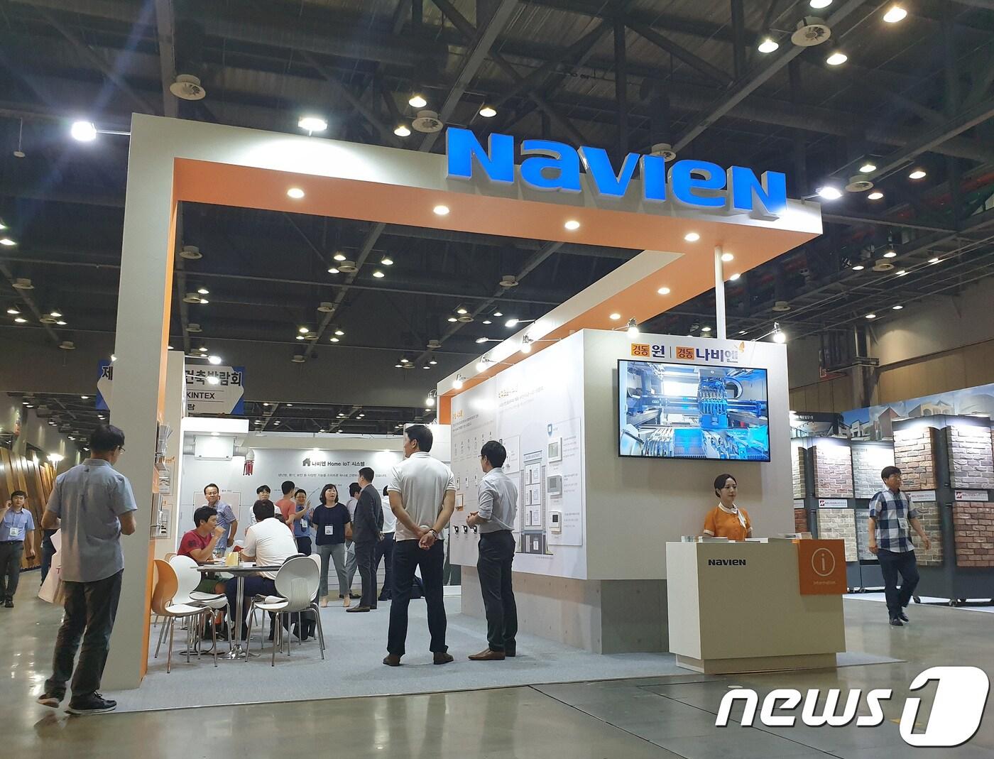 본문 이미지 - MBC 건축박람회 경동나비엔 부스 전경(경동나비엔 제공)ⓒ 뉴스1