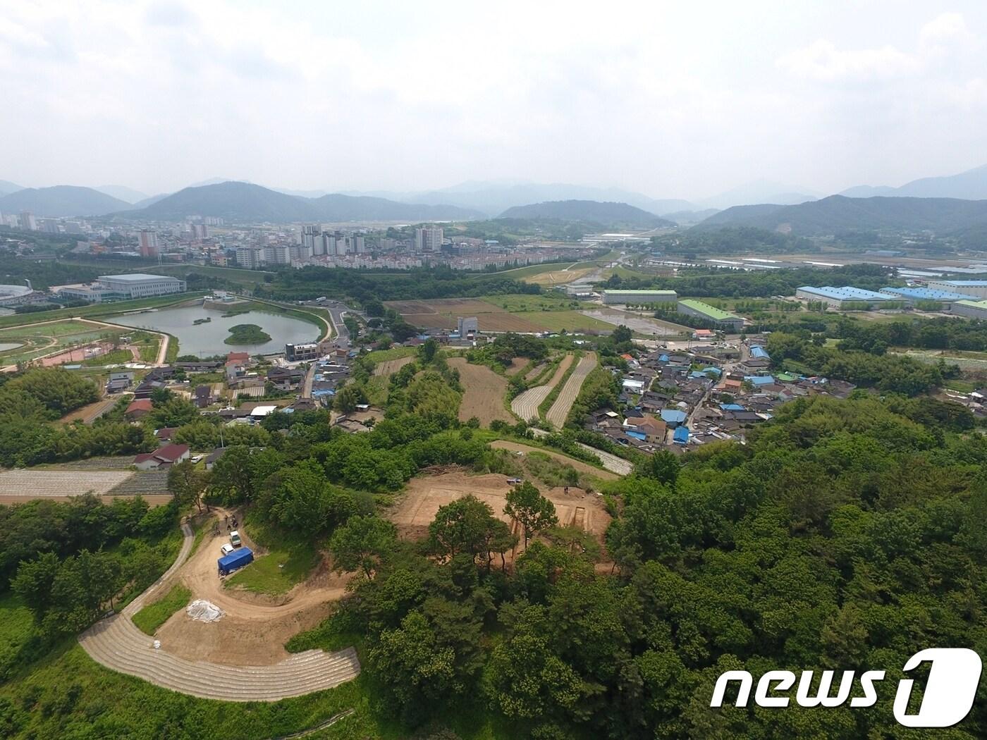 본문 이미지 - 아라가야 추정 왕성지 전경(함안군 제공)ⓒ 뉴스1
