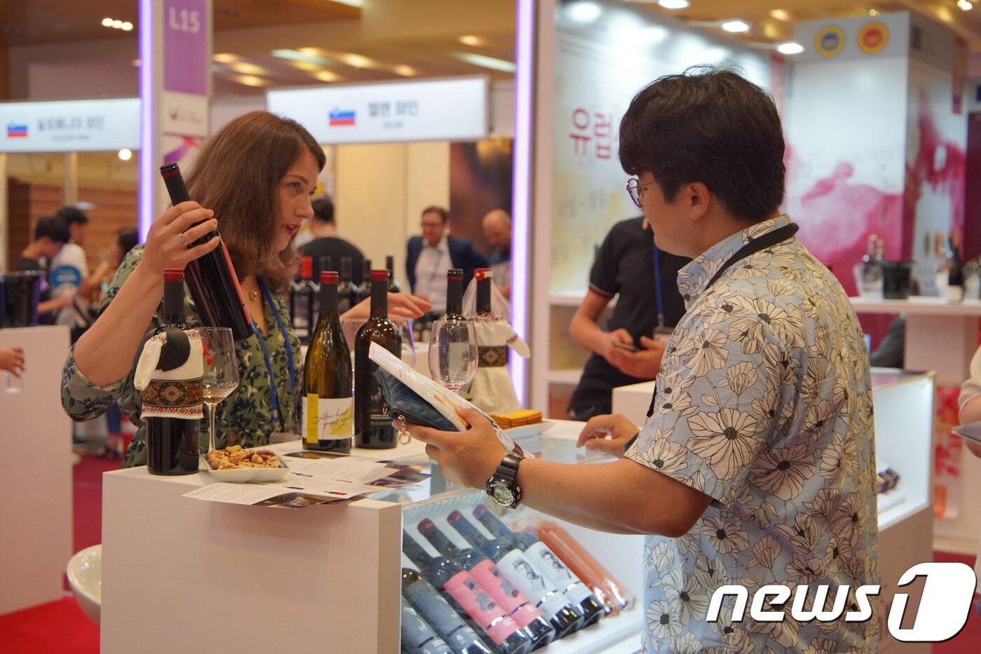 2019대전국제와인페스티벌 행사 모습.(대전마케팅공사 제공)ⓒ 뉴스1