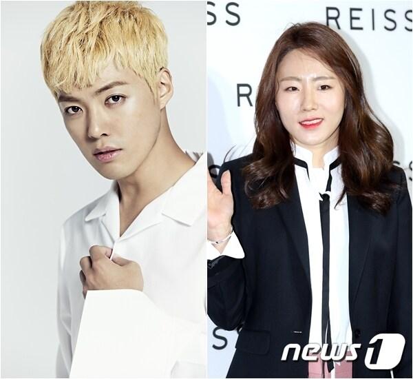 본문 이미지 - 강남(왼쪽, 디모스트엔터테인먼트), 이상화 ⓒ 뉴스1