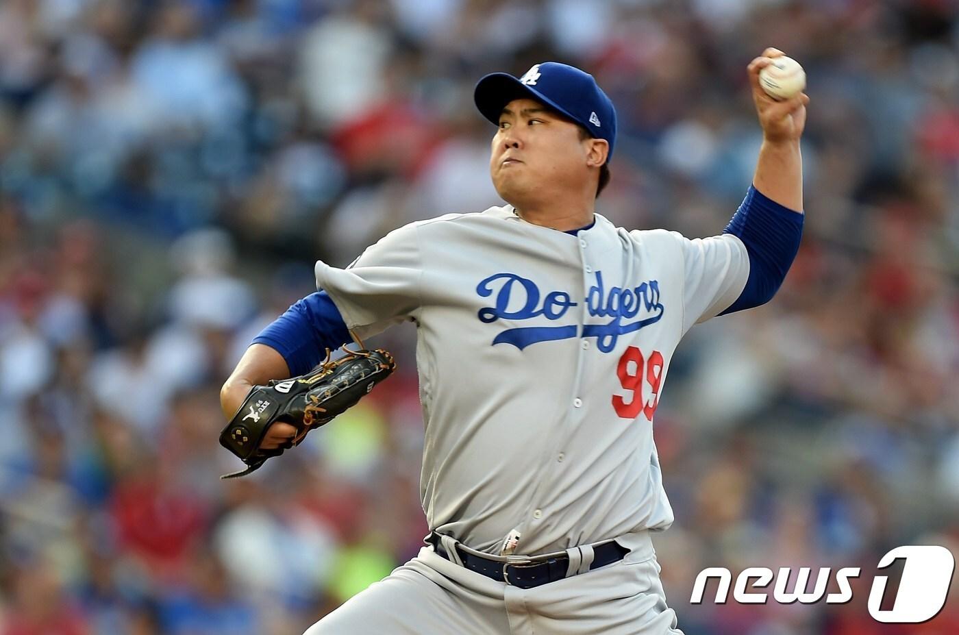 LA 다저스 류현진. ⓒ AFP=뉴스1