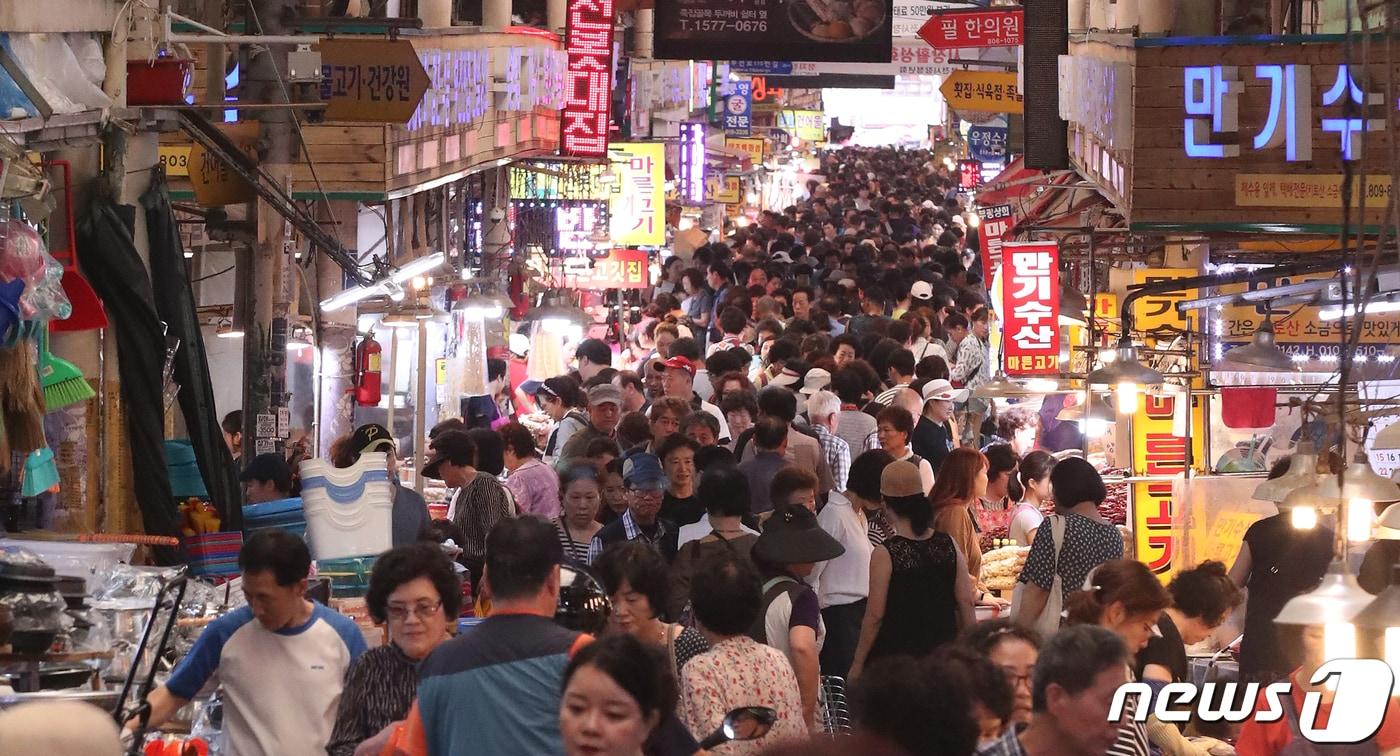  부산 부산진구 부전시장. 2019.9.11/뉴스1 ⓒ News1 