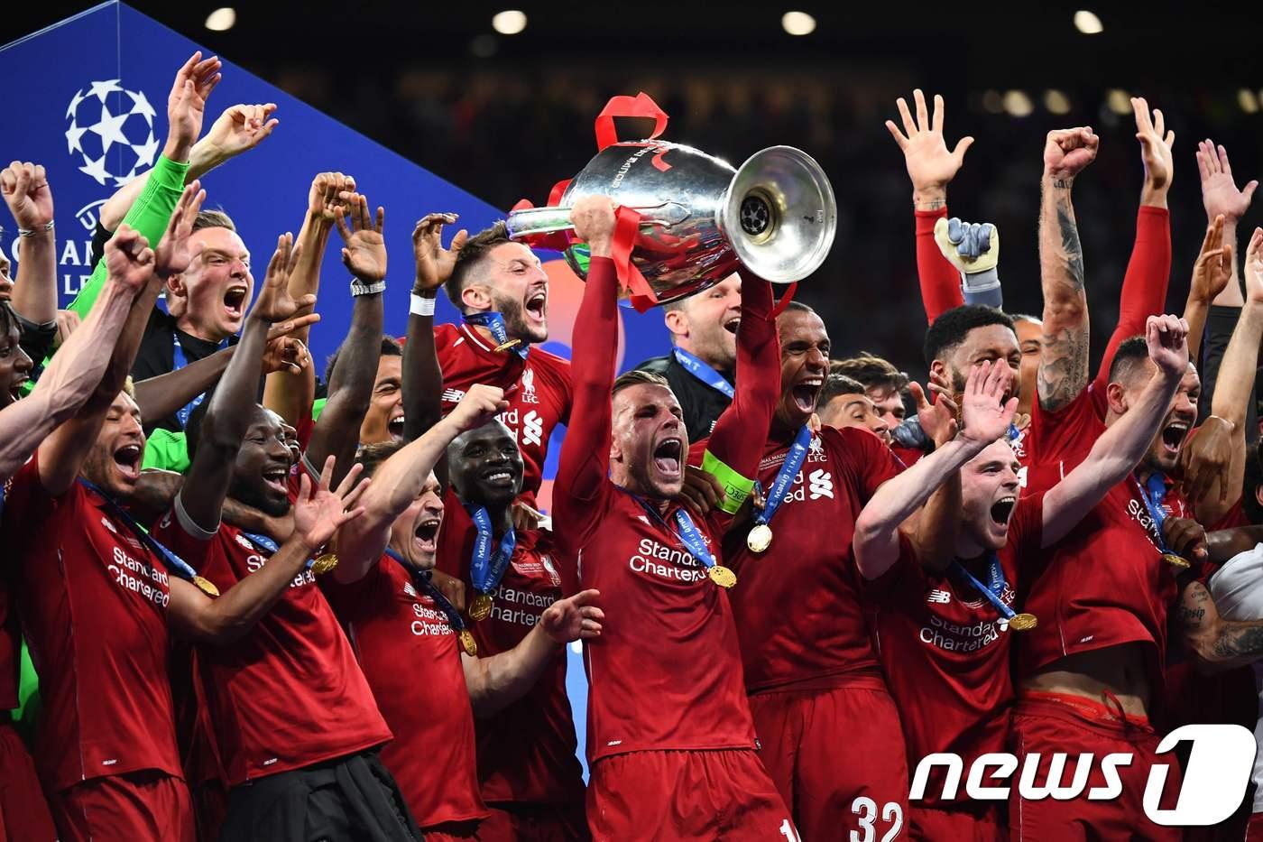 2018-19시즌 UCL 우승팀 리버풀. ⓒ AFP=뉴스1