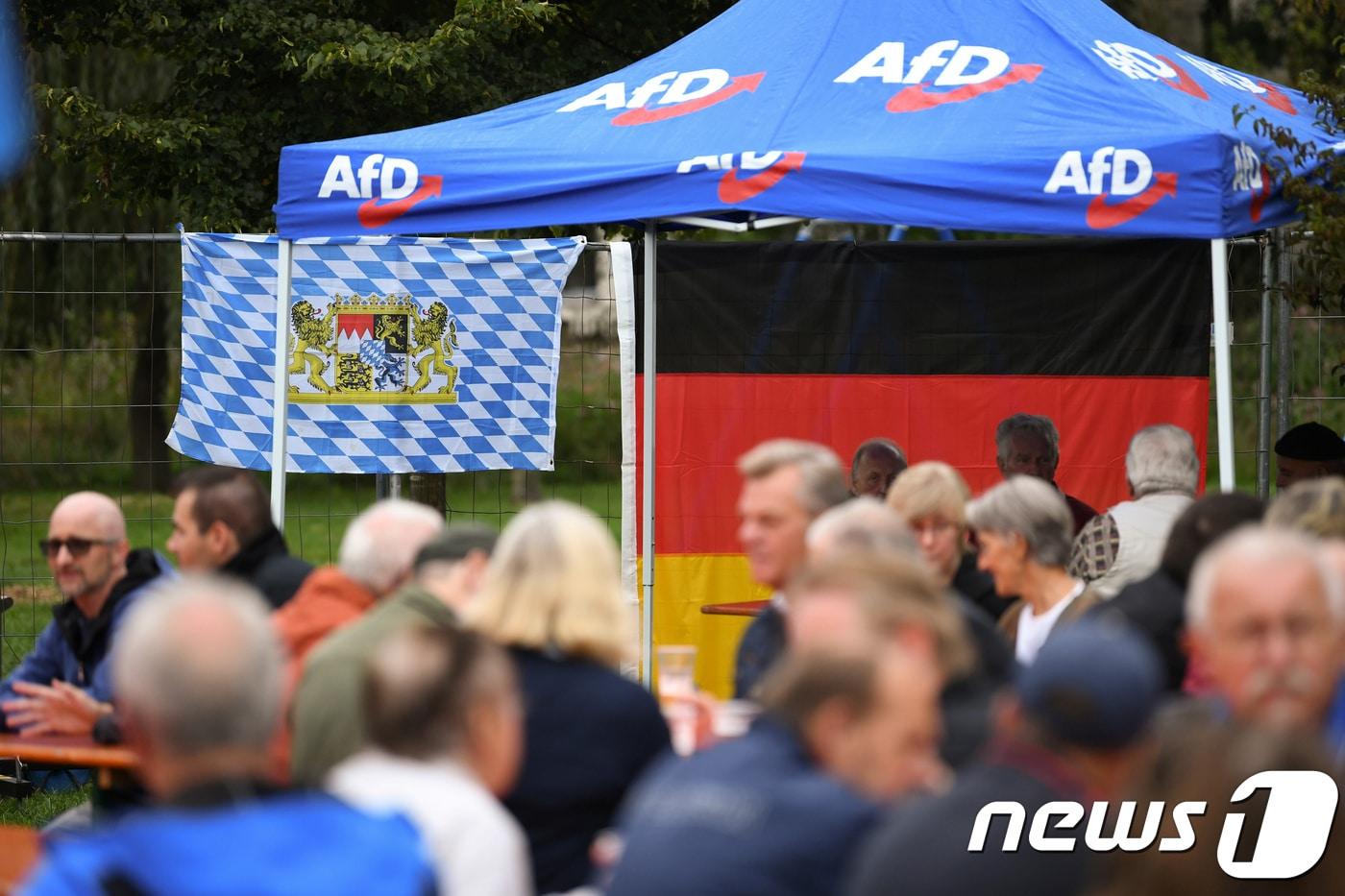 독일을위한대안(AfD)의 지지자들. 2019.09.02.ⓒ 로이터=뉴스1