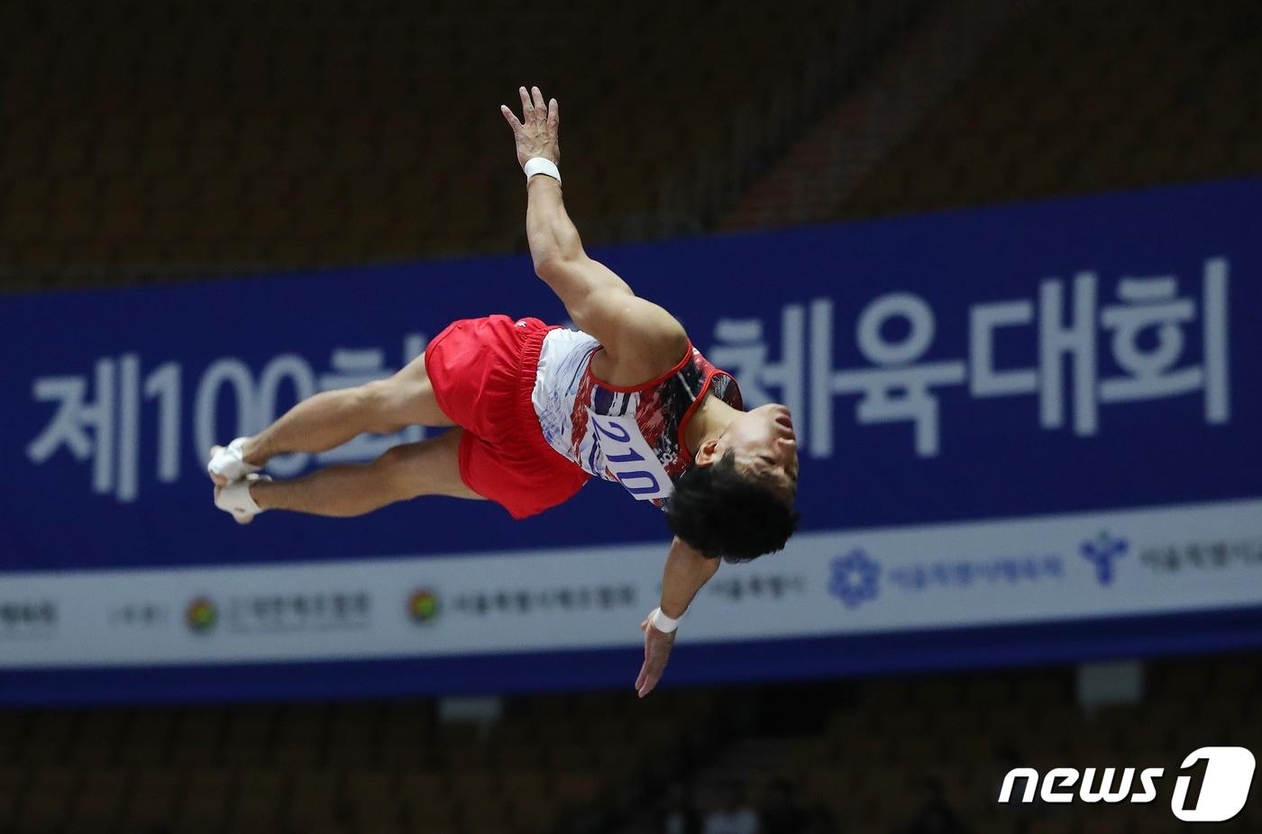 양학선은 9년 만에 올림픽 무대를 밟을까. 2019.9.20/뉴스1 ⓒ News1 구윤성 기자
