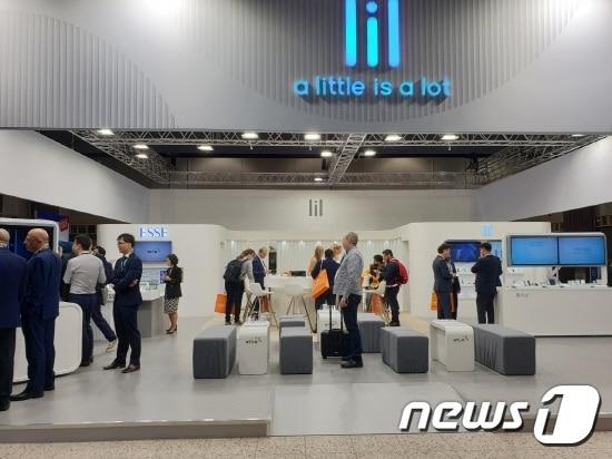 본문 이미지 - KT&G가 독일 도르트문트 담배산업 박람회에 마련한 부스ⓒ 뉴스1