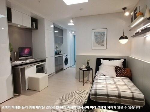 본문 이미지 - 두산 명학 아너비즈타워 내 기숙사 A타입 유니트 ⓒ 뉴스1