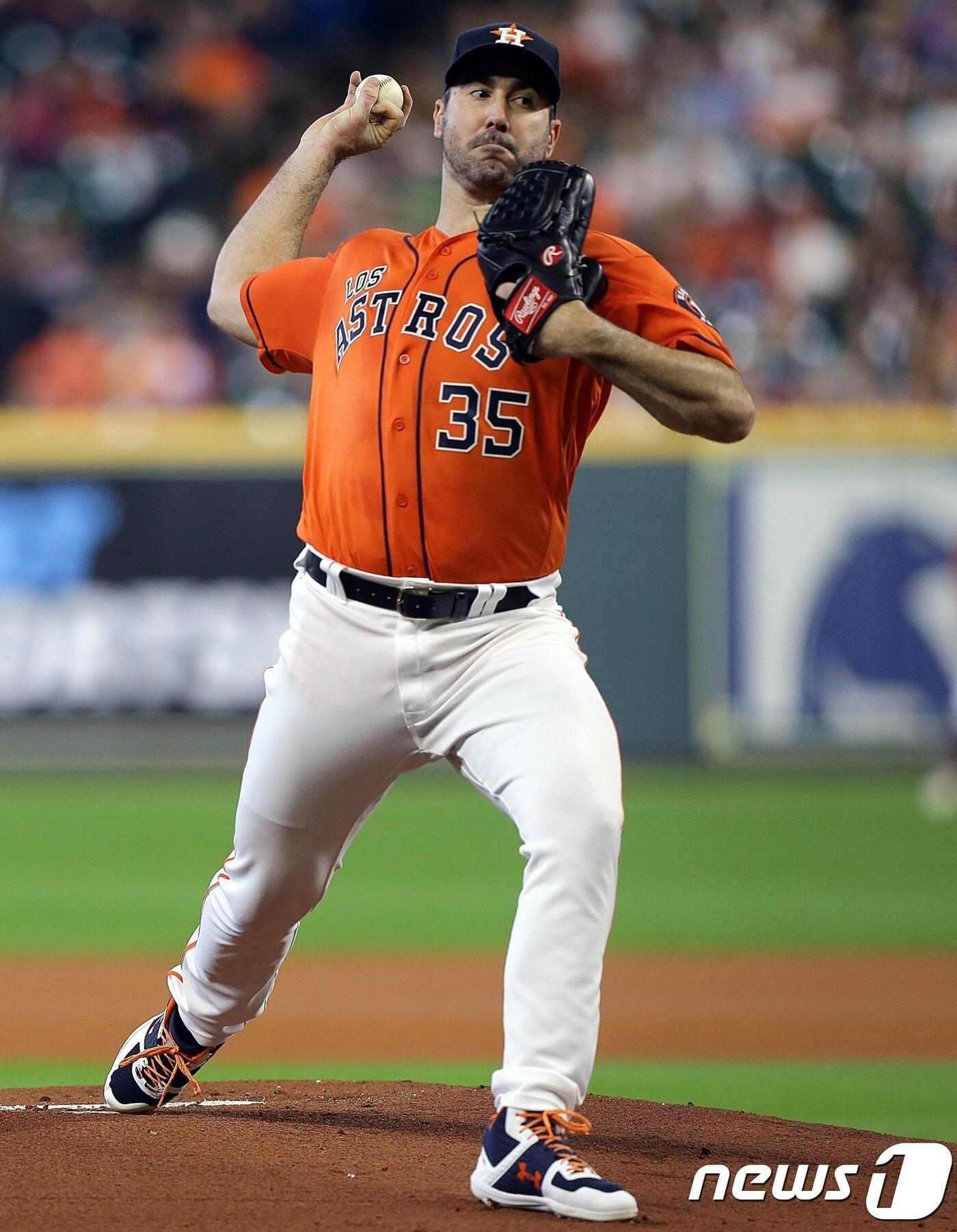 본문 이미지 - 휴스턴 애스트로스 저스틴 벌렌더. ⓒ AFP=뉴스1