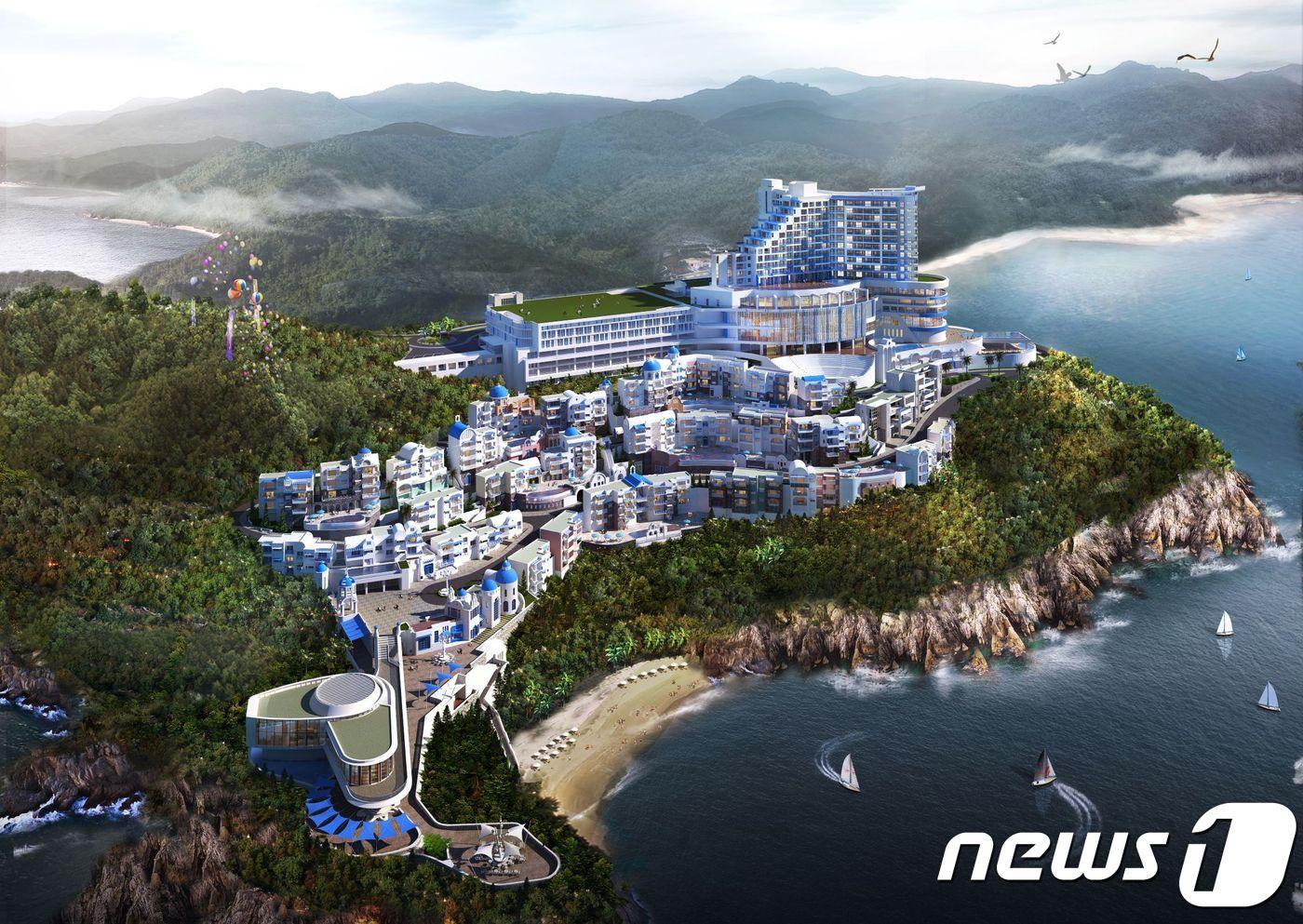 경남 남해  대명리조트 조감도. ⓒ 뉴스1