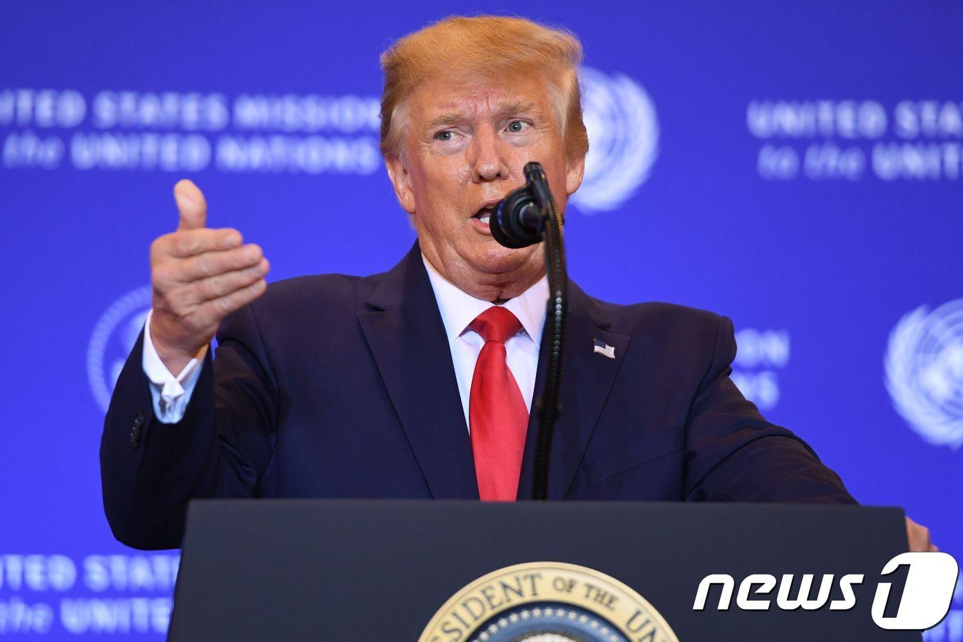 본문 이미지 - 도널드 트럼프 미국 대통령. ⓒ AFP=뉴스1 ⓒ News1 자료 사진 