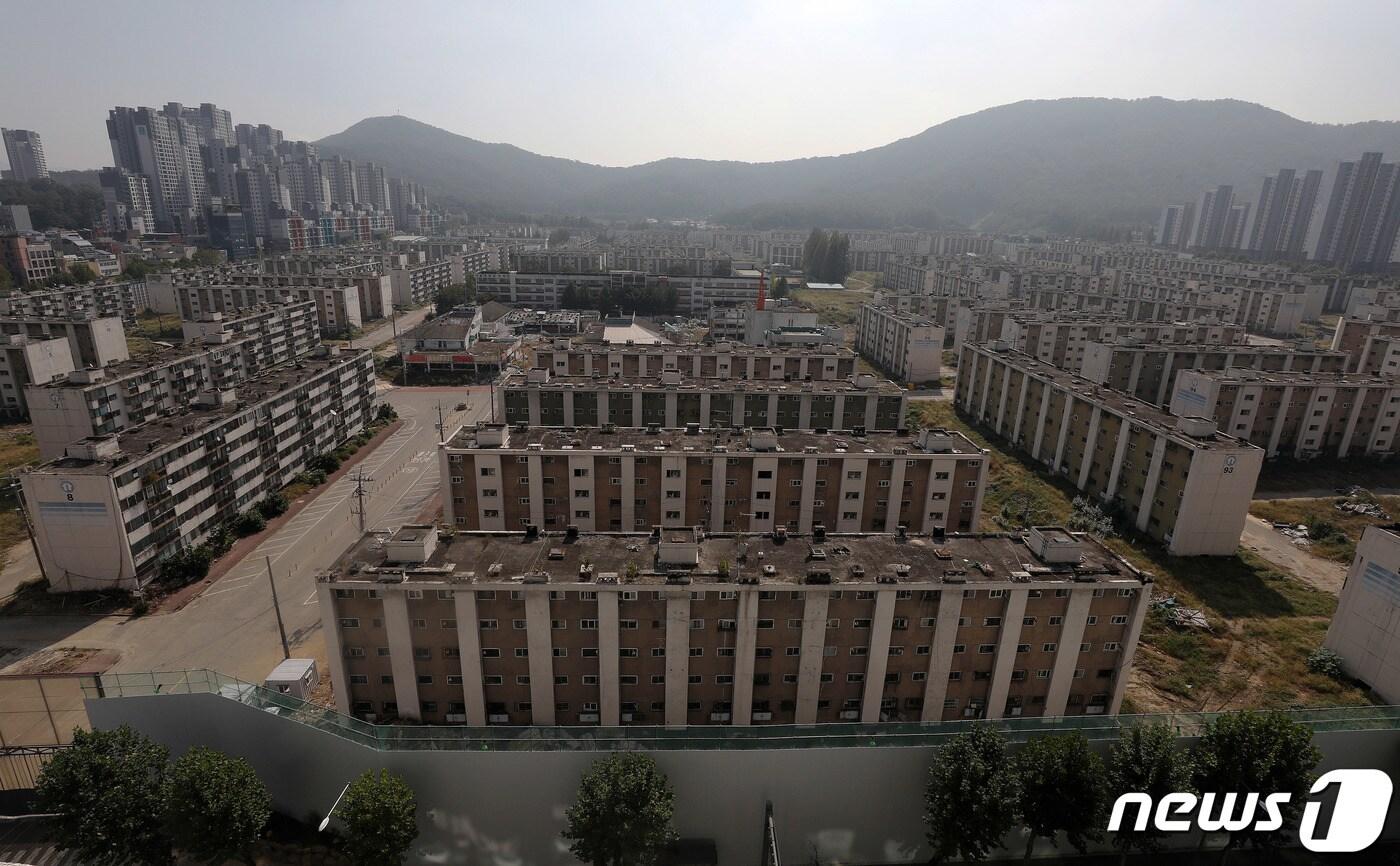 본문 이미지 - 서울 강남구 개포동 주공1단지 전경. 2019.9.29/뉴스1 ⓒ News1 박세연 기자