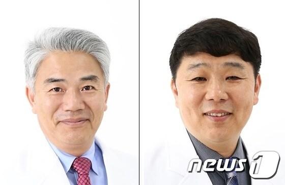 본문 이미지 - 경상대병원 차기 병원장 후보인 박인성(사진 왼쪽) 교수와 이영준 교수 ⓒ 뉴스1
