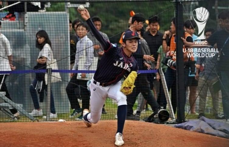 본문 이미지 - 일본 괴물투수 사사키 로키. WBSC 홈페이지 캡처.ⓒ 뉴스1