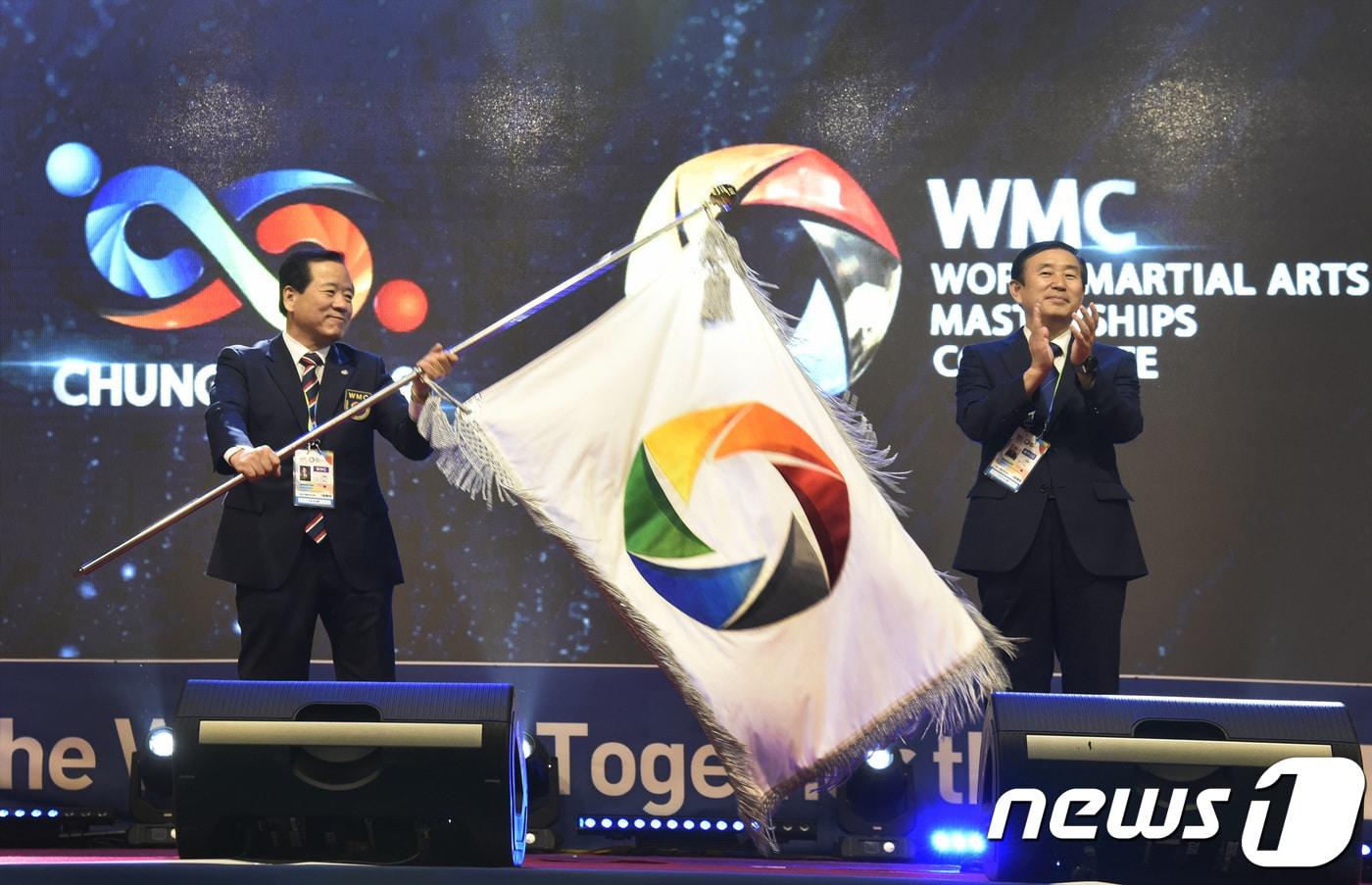 본문 이미지 - 2019년 충북 충주에서 열린 세계무예마스터십 폐막식.(뉴스1 DB).2021.3.9/ⓒ News1