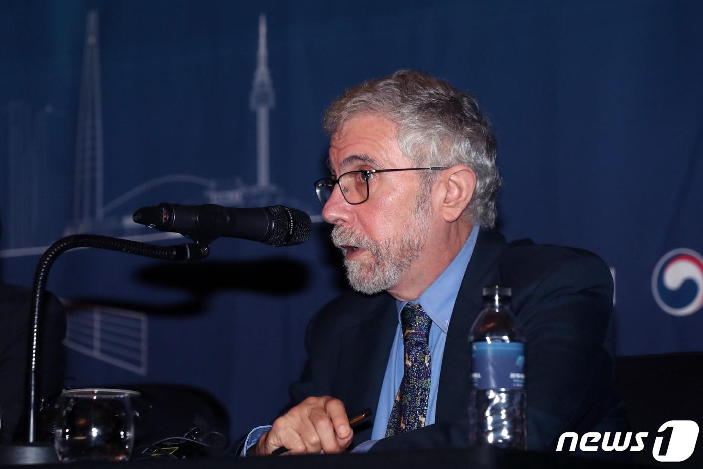 본문 이미지 - 2008년 노벨경제학상 수상자 폴 크루그먼(Paul Krugman) 뉴욕시립대 교수 2019.9.9/뉴스1 