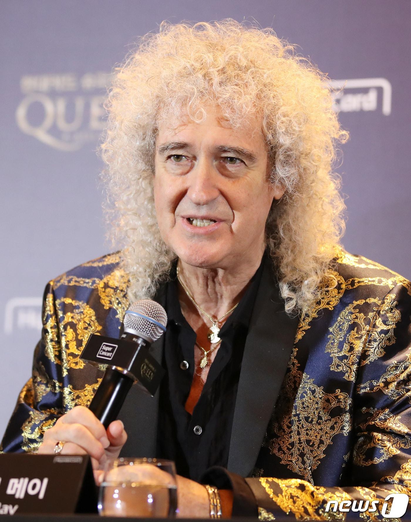 본문 이미지 - 밴드 퀸(QUEEN)의 브라이언 메이(Brian May)ⓒ News1 권현진 기자