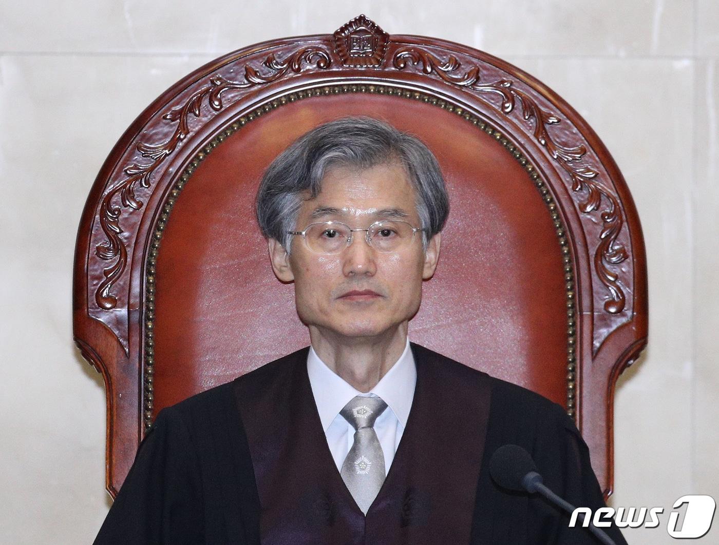 본문 이미지 - 조희대 신임 대법원장 후보자 2020.1.22/뉴스1 ⓒ News1 신웅수 기자